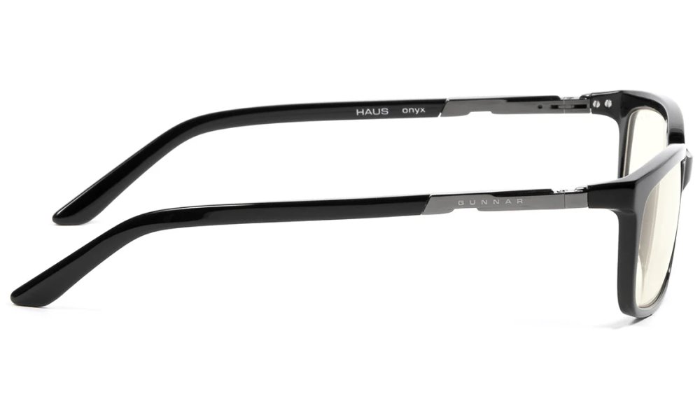 GUNNAR kancelářske/herní brýle  HAUS ONYX čirá skla BLF 35 GUNNAR focus