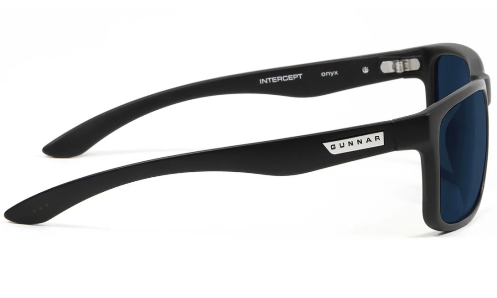 GUNNAR kancelářske/herní brýle  INTERCEPT ONYX sluneční skla BLF 90 NATURAL focus