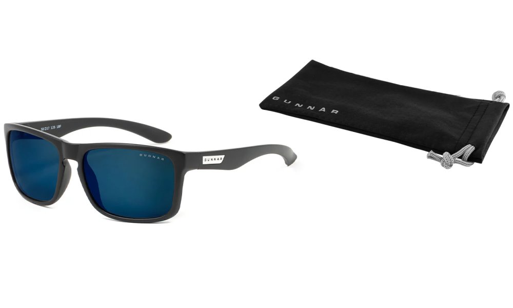 GUNNAR kancelářske/herní brýle  INTERCEPT ONYX sluneční skla BLF 90 NATURAL focus