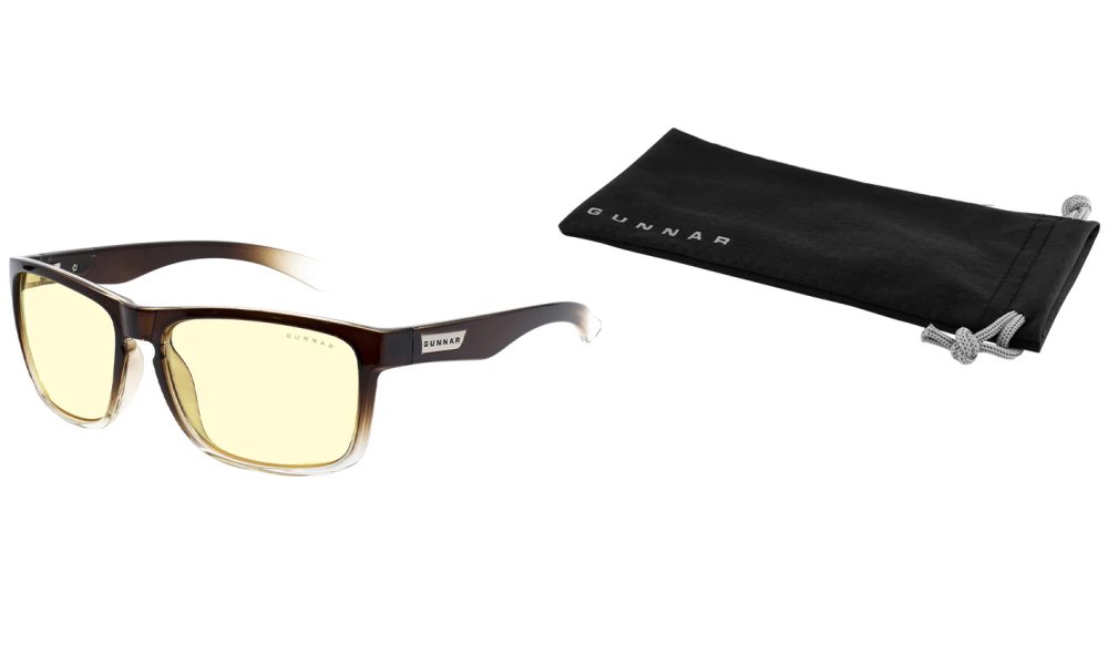 GUNNAR kancelářske/herní brýle  INTERCEPT LATTE/FADE jantarová skla BLF 65 GUNNAR focus