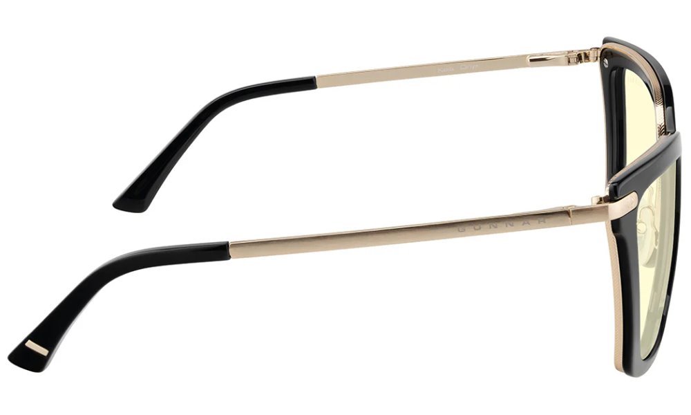 GUNNAR kancelářske/herní brýle  KAIA ONYX jantarová skla  BLF 65 GUNNAR focus