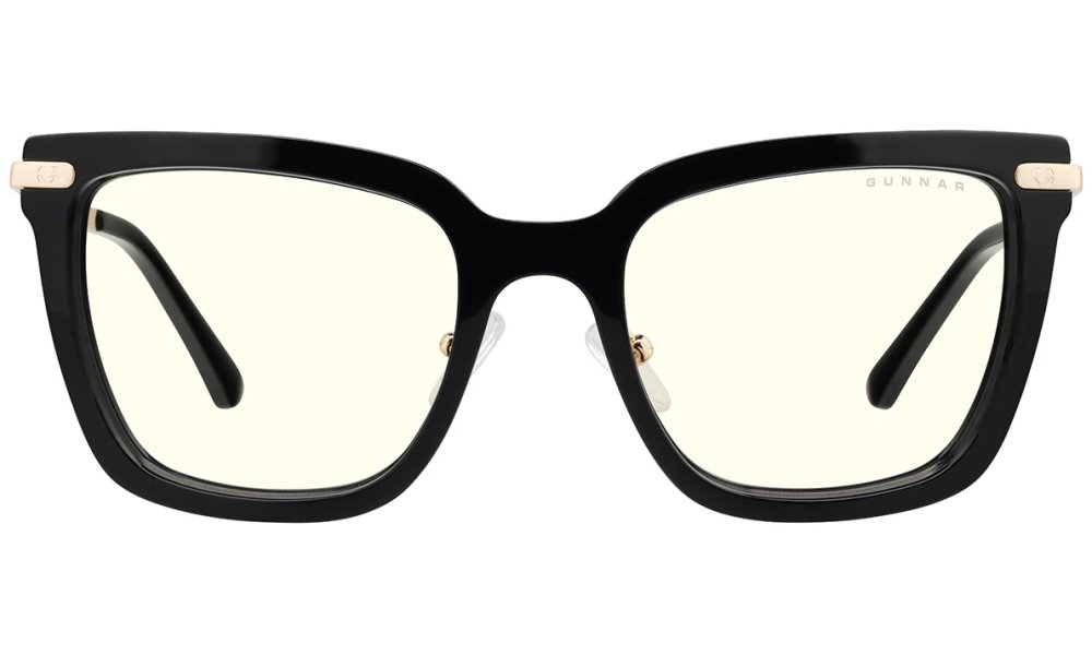 GUNNAR kancelářske/herní brýle  KAIA ONYX čirá skla BLF 35 GUNNAR focus