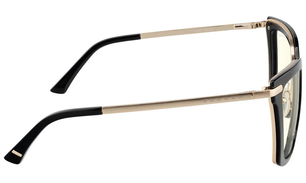 GUNNAR kancelářske/herní brýle  KAIA ONYX čirá skla BLF 35 GUNNAR focus