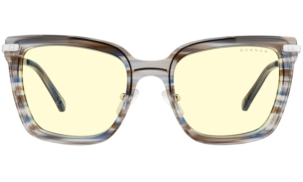 GUNNAR kancelářske/herní brýle  KAIA BLUE RIBBON jantarová skla  BLF 65 GUNNAR focus