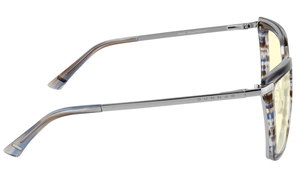 GUNNAR kancelářske/herní brýle  KAIA BLUE RIBBON jantarová skla  BLF 65 GUNNAR focus