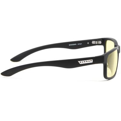 GUNNAR kancelářske/herní brýle  ENIGMA ONYX jantarová skla BLF 65 GUNNAR focus