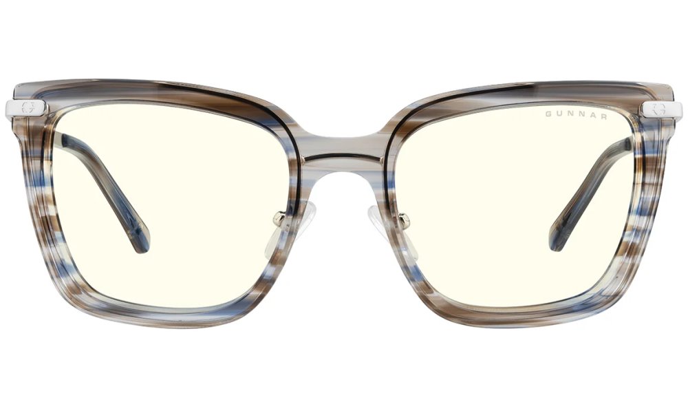 GUNNAR kancelářske/herní brýle  KAIA BLUE RIBBON čirá skla BLF 35 GUNNAR focus