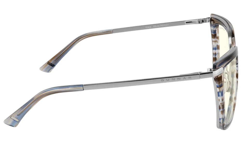 GUNNAR kancelářske/herní brýle  KAIA BLUE RIBBON čirá skla BLF 35 GUNNAR focus