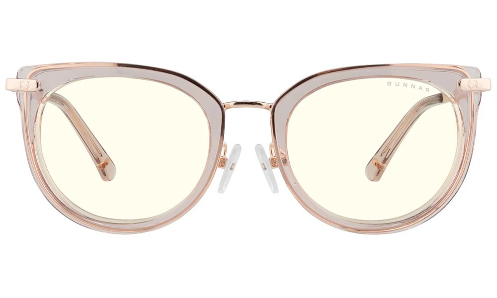 GUNNAR kancelářske/herní brýle  LAHTI ROSE CRYSTAL čirá skla BLF 35 GUNNAR focus