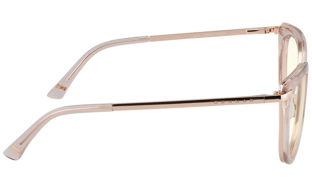 GUNNAR kancelářske/herní brýle  LAHTI ROSE CRYSTAL čirá skla BLF 35 GUNNAR focus