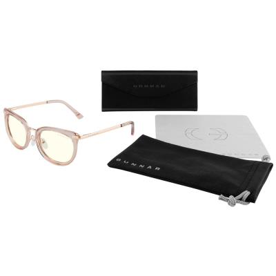 GUNNAR kancelářske/herní brýle  LAHTI ROSE CRYSTAL čirá skla BLF 35 GUNNAR focus