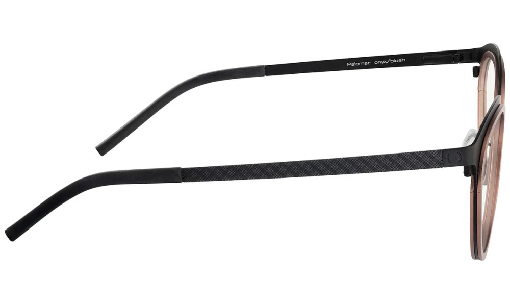 GUNNAR kancelářske/herní brýle  PALOMAR ONYX-BLUSH čirá skla-PRO BLF 35 GUNNAR focus