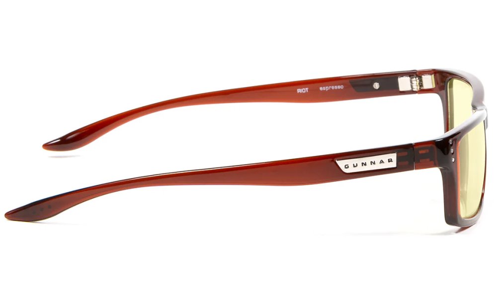 GUNNAR kancelářske/herní brýle  RIOT ESPRESSO jantarová skla BLF 65 GUNNAR focus