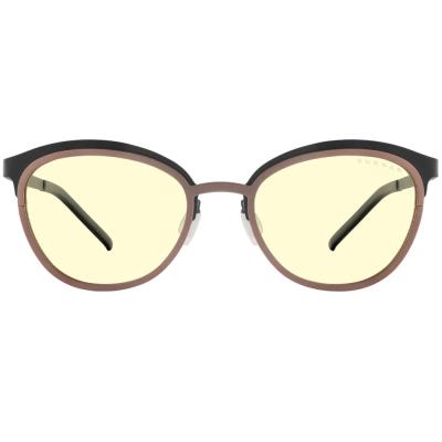 GUNNAR kancelářske/herní brýle  PALOMAR ONYX-BLUSH jantarová skla BLF 65 GUNNAR focus