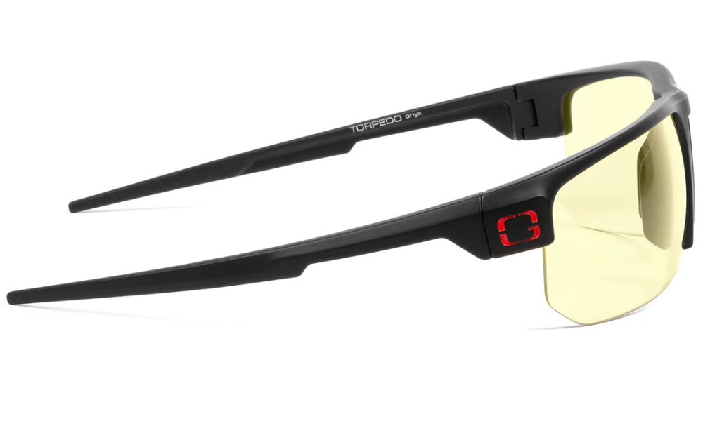 GUNNAR kancelářske/herní brýle  TORPEDO ONYX jantarová skla BLF 65 GUNNAR focus