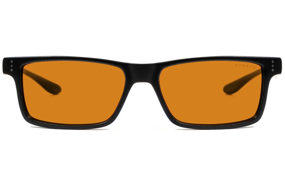 GUNNAR kancelářske/herní brýle  VERTEX ONYX jantarová skla MAX BLF 98 GUNNAR focus