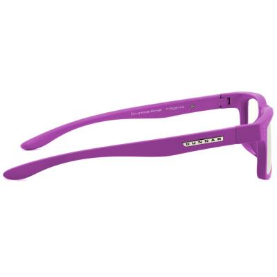 GUNNAR kancelářske/herní brýle  CRUZ KIDS SMALL (4-8) MAGENTA čirá skla BLF 35 NATURAL focus