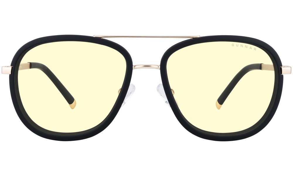 GUNNAR kancelářske/herní brýle  DUME GOLD jantarová skla BLF 65 GUNNAR focus