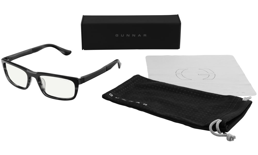 GUNNAR kancelářske/herní brýle  TAHOE SLATE čirá skla-PRO MINERAL BLF 35 GUNNAR focus