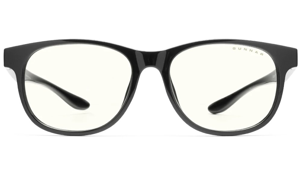 GUNNAR kancelářske/herní brýle  RUSH KIDS LARGE (8-12) ONYX čirá skla BLF 35 NATURAL focus