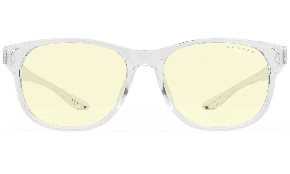 GUNNAR kancelářske/herní brýle  RUSH KIDS LARGE (8-12) CRYSTAL jantarová skla BLF 65 NATURAL focus