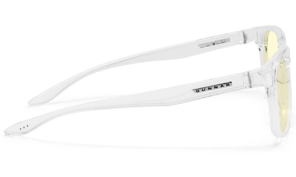 GUNNAR kancelářske/herní brýle  RUSH KIDS LARGE (8-12) CRYSTAL jantarová skla BLF 65 NATURAL focus