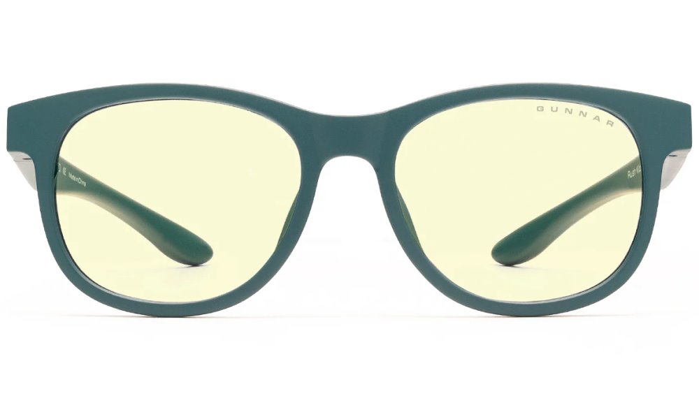 GUNNAR kancelářske/herní brýle  RUSH KIDS SMALL (4-8) TEAL jantarová skla BLF 65 NATURAL focus