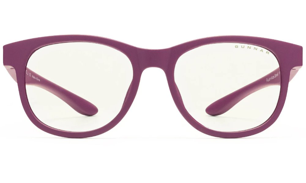 GUNNAR kancelářske/herní brýle  RUSH KIDS SMALL (4-8) MAGENTA čirá skla BLF 35 NATURAL focus