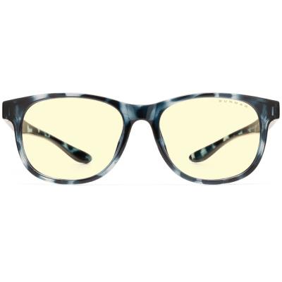 GUNNAR kancelářske/herní brýle  RUSH KIDS LARGE (8-12) NAVY TORTOISE jantarová skla BLF 65 NATURAL focus