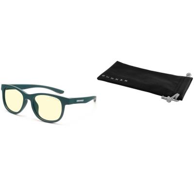 GUNNAR kancelářske/herní brýle  RUSH KIDS SMALL (4-8) TEAL jantarová skla BLF 65 NATURAL focus