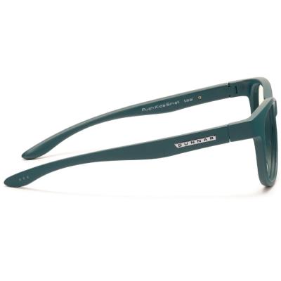 GUNNAR kancelářske/herní brýle  RUSH KIDS SMALL (4-8) TEAL čirá skla BLF 35 NATURAL focus