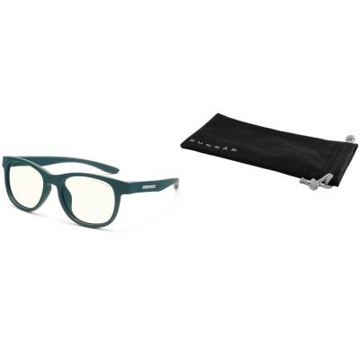 GUNNAR kancelářske/herní brýle  RUSH KIDS SMALL (4-8) TEAL čirá skla BLF 35 NATURAL focus
