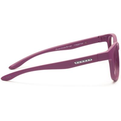 GUNNAR kancelářske/herní brýle  RUSH KIDS SMALL (4-8) MAGENTA čirá skla BLF 35 NATURAL focus