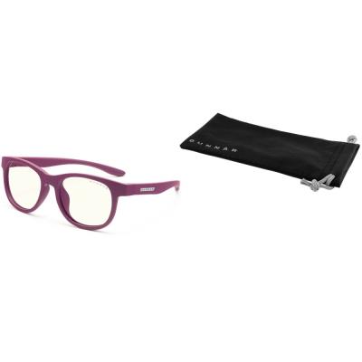 GUNNAR kancelářske/herní brýle  RUSH KIDS SMALL (4-8) MAGENTA čirá skla BLF 35 NATURAL focus