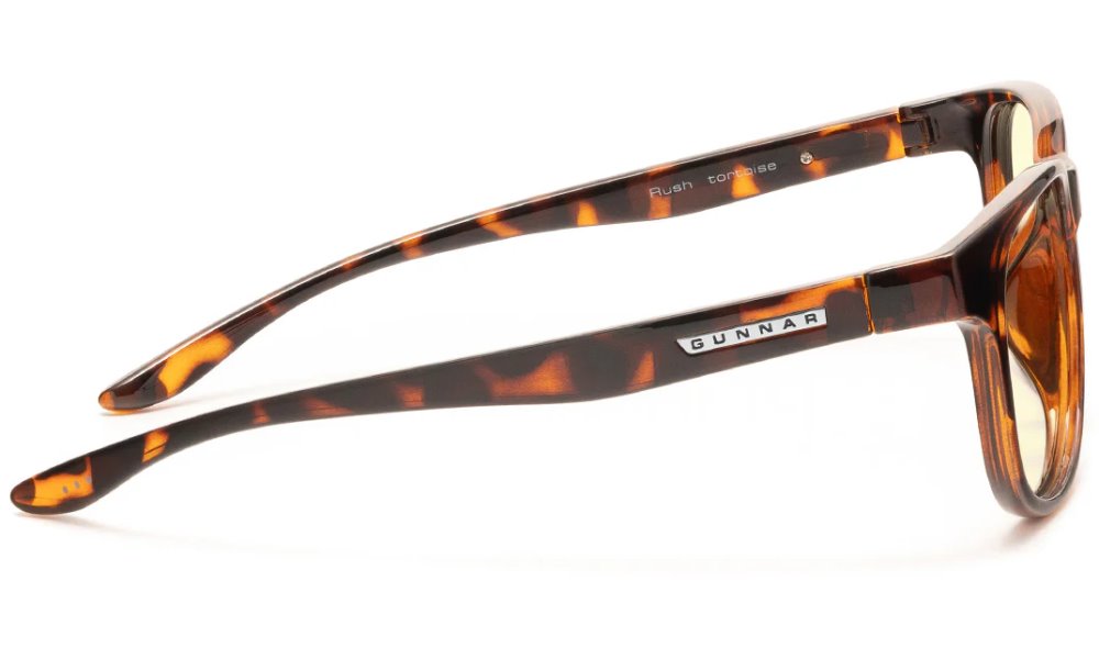 GUNNAR kancelářske/herní brýle  RUSH TORTOISE jantarová skla BLF 65 NATURAL focus