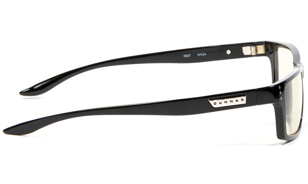 GUNNAR kancelářske/herní brýle  RIOT ONYX čirá skla BLF 35 GUNNAR focus