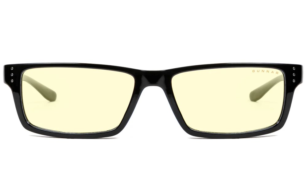 GUNNAR kancelářske/herní brýle  RIOT ONYX jantarová skla BLF 65 GUNNAR focus