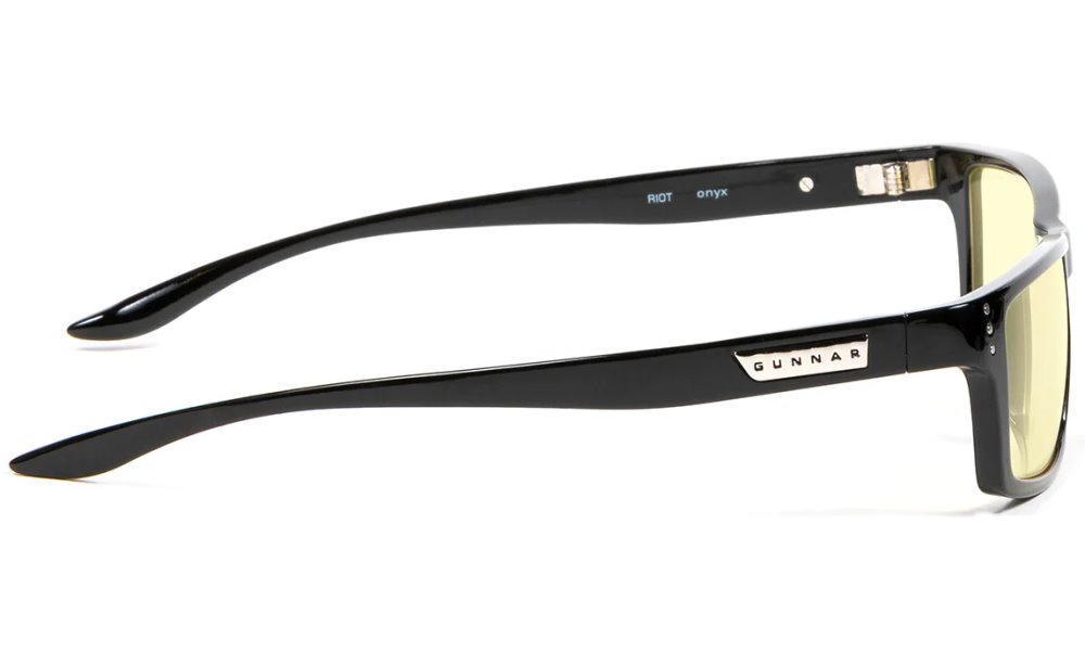 GUNNAR kancelářske/herní brýle  RIOT ONYX jantarová skla BLF 65 GUNNAR focus