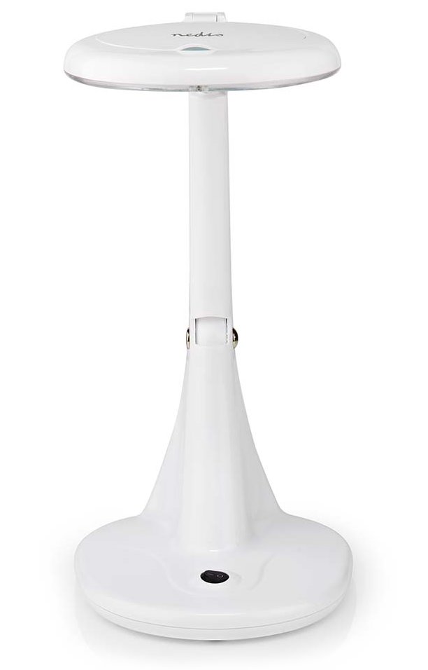 POŠKOZENÝ OBAL - NEDIS zvětšovací stolní LED lampa/ čočka 3 + 12 dioptrií/ spotřeba 6,5 W/ teplota 6500 K/ světelný tok 585 lm...