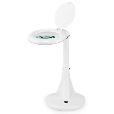 POŠKOZENÝ OBAL - NEDIS zvětšovací stolní LED lampa/ čočka 3 + 12 dioptrií/ spotřeba 6,5 W/ teplota 6500 K/ světelný tok 585 lm...