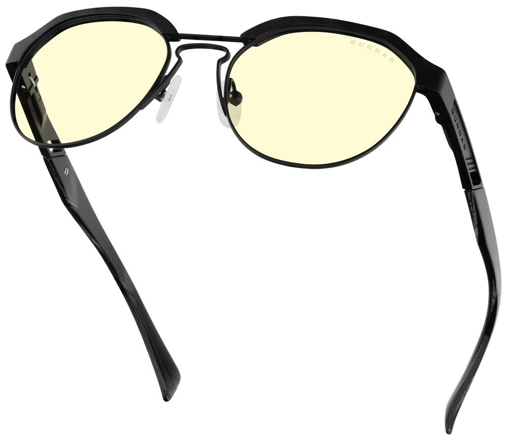 GUNNAR kancelářske/herní brýle  CAMPBELL ONYX jantarová skla BLF 65 GUNNAR focus