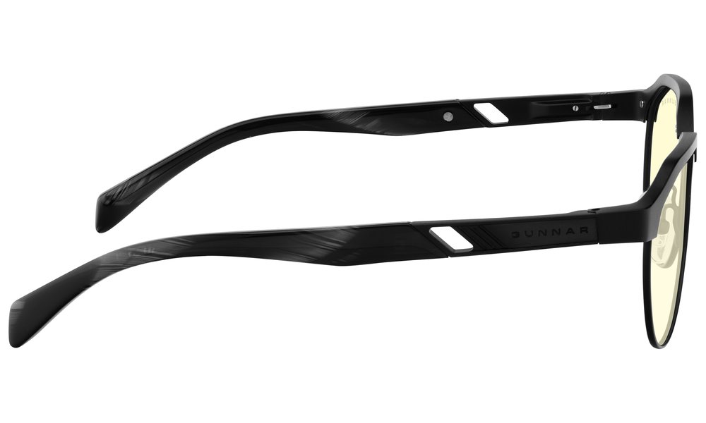 GUNNAR kancelářske/herní brýle  CAMPBELL ONYX jantarová skla BLF 65 GUNNAR focus