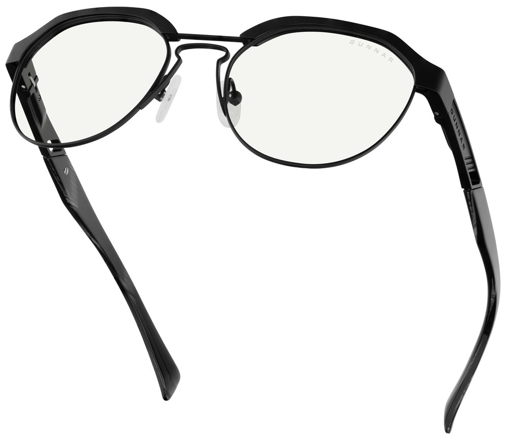 GUNNAR kancelářske/herní brýle  CAMPBELL ONYX čirá skla-PRO BLF 35 GUNNAR focus