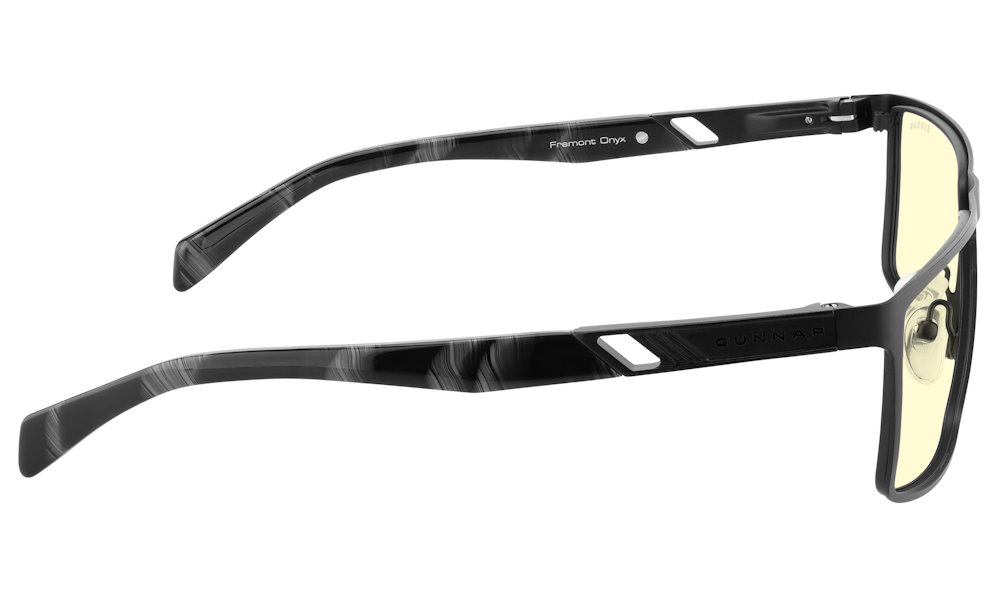 GUNNAR kancelářske/herní brýle  FREMONT ONYX jantarová skla BLF 65 GUNNAR focus