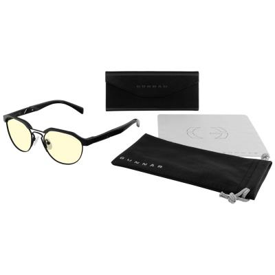 GUNNAR kancelářske/herní brýle  CAMPBELL ONYX jantarová skla BLF 65 GUNNAR focus