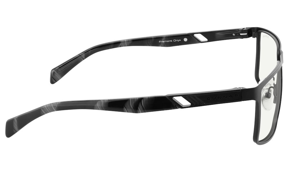 GUNNAR kancelářske/herní brýle  FREMONT ONYX čirá skla-PRO BLF 35 GUNNAR focus