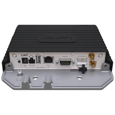 MikroTik LtAP LR8G LTE6 kit, Wi-Fi 2,4 GHz b/g/n, 3/4G (LTE), 2,5 dBi, 3x SIM slot, GPS, LoRa, LAN, L4