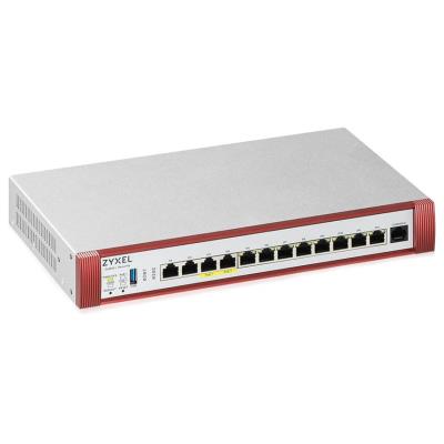 Zyxel USG FLEX 500H Series, User-definable ports with 2*2.5G, 2*2.5G (PoE+) & 8*1G, 1*USB with 1 YR Entry Defense Pack