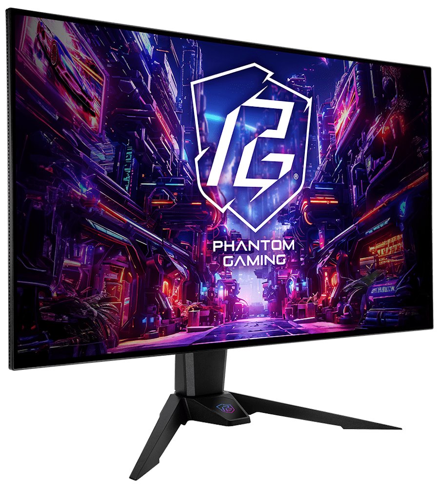 Phantom Gaming by Asrock monitor PGO32UFS 32" /OLED/3840x2160/240Hz/275cd/m2/0,03ms/DP/HDMI/USB-C/repro/VESA/wifi antena