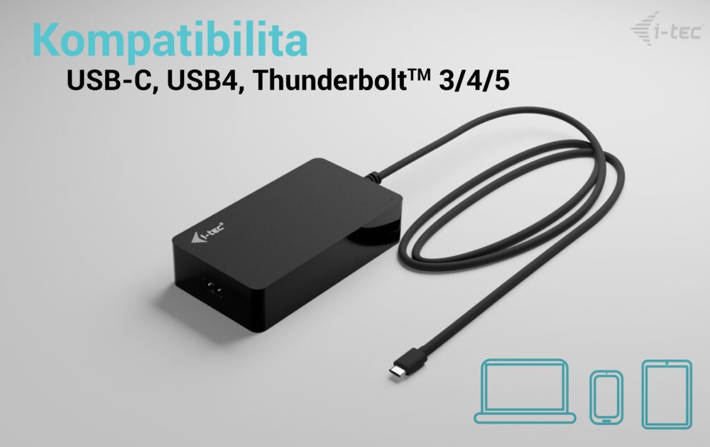 i-tec univerzální nabíječka USB-C Power Delivery 3.1, 140 W